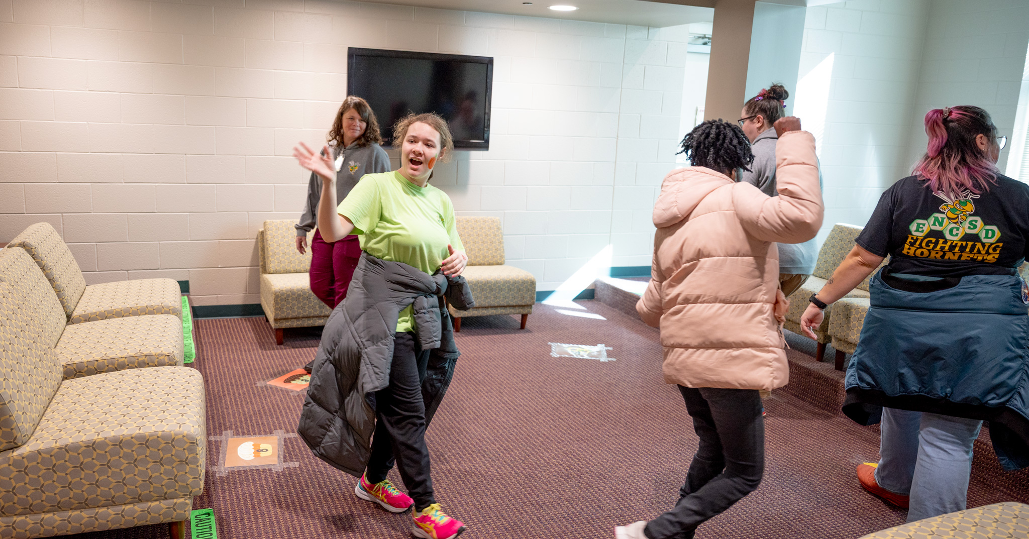 Fall Fest: Cake Walk with students and staff