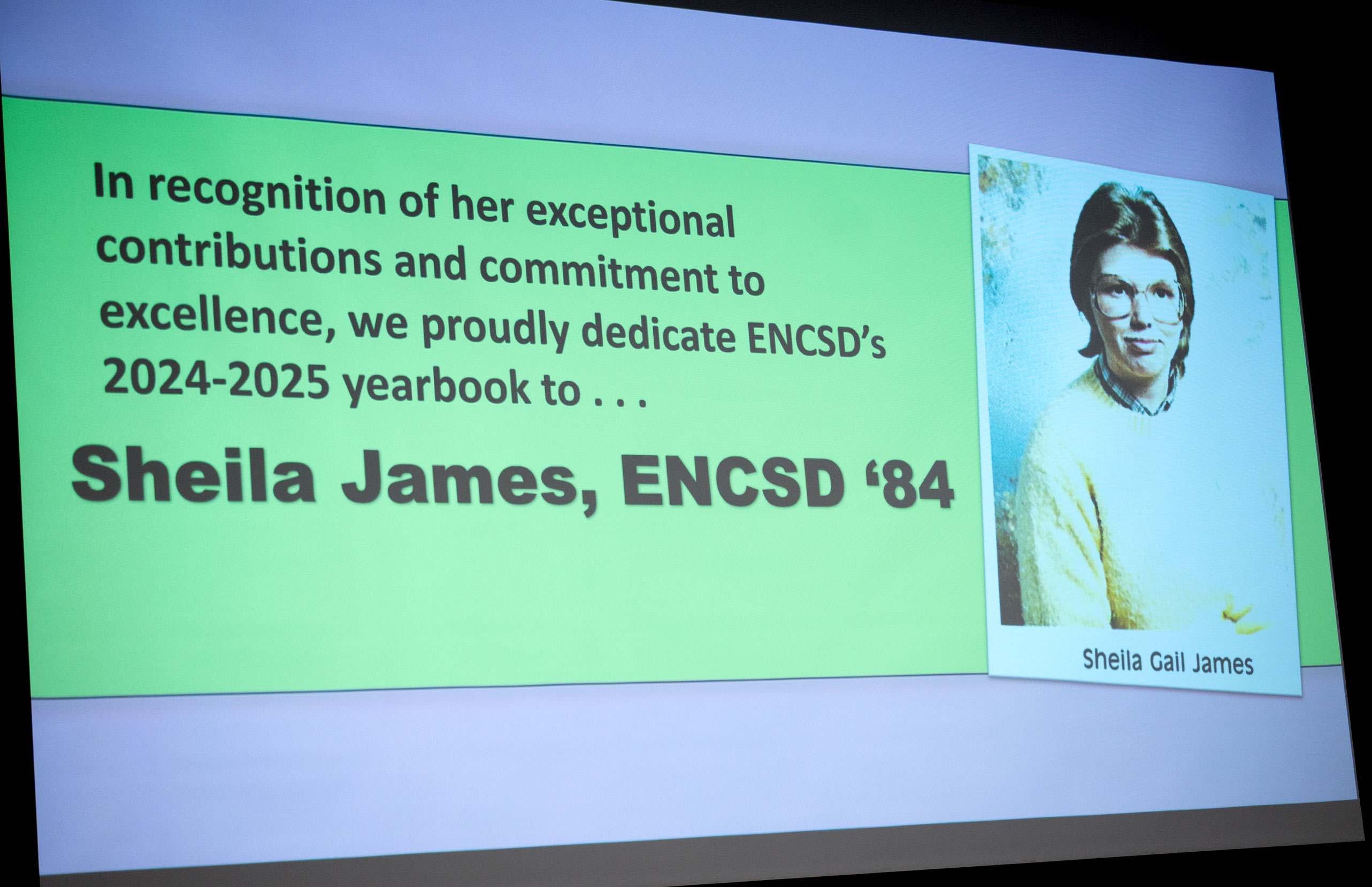 Yearbook Dedication