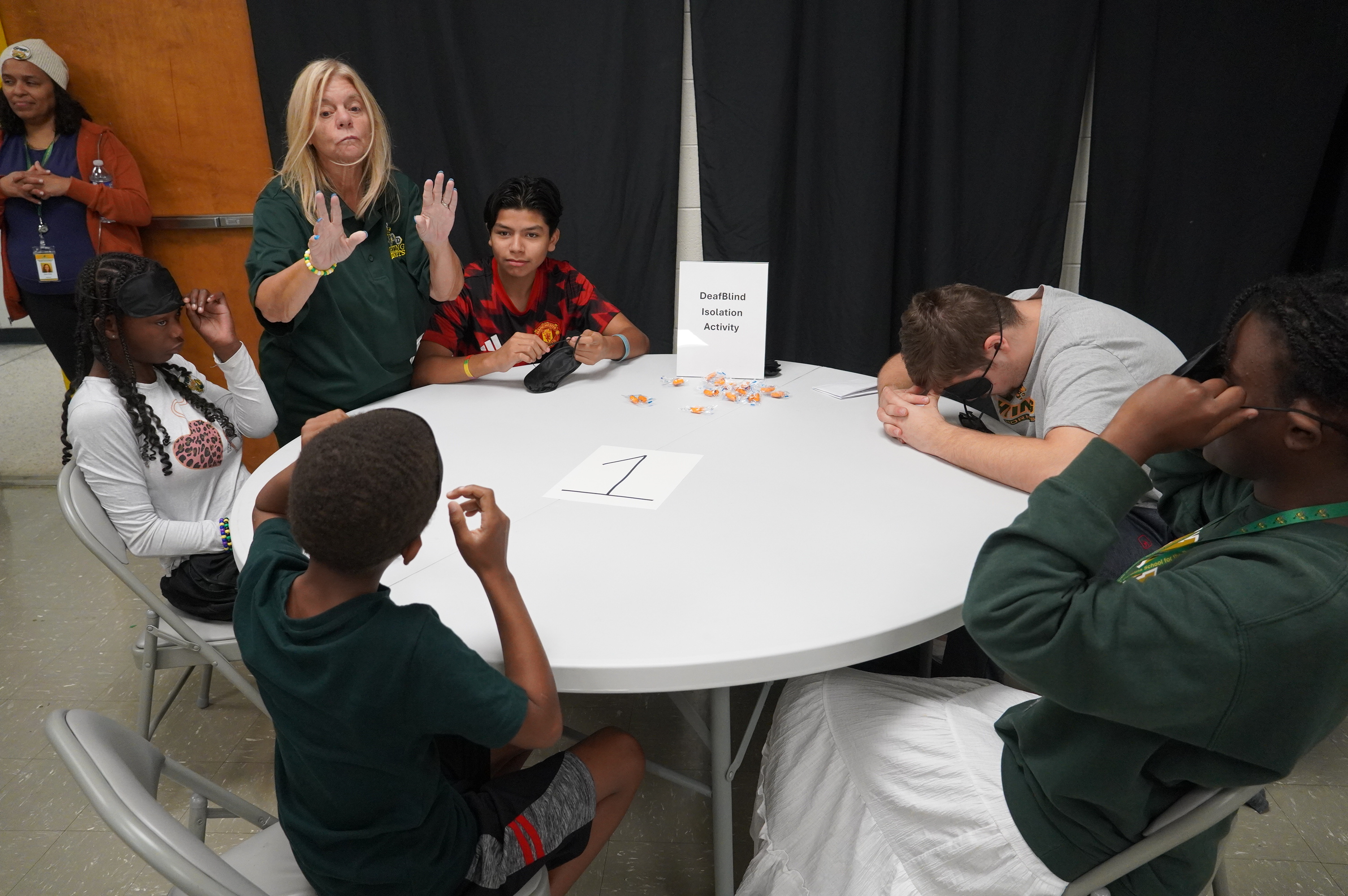 deaf/blind activities