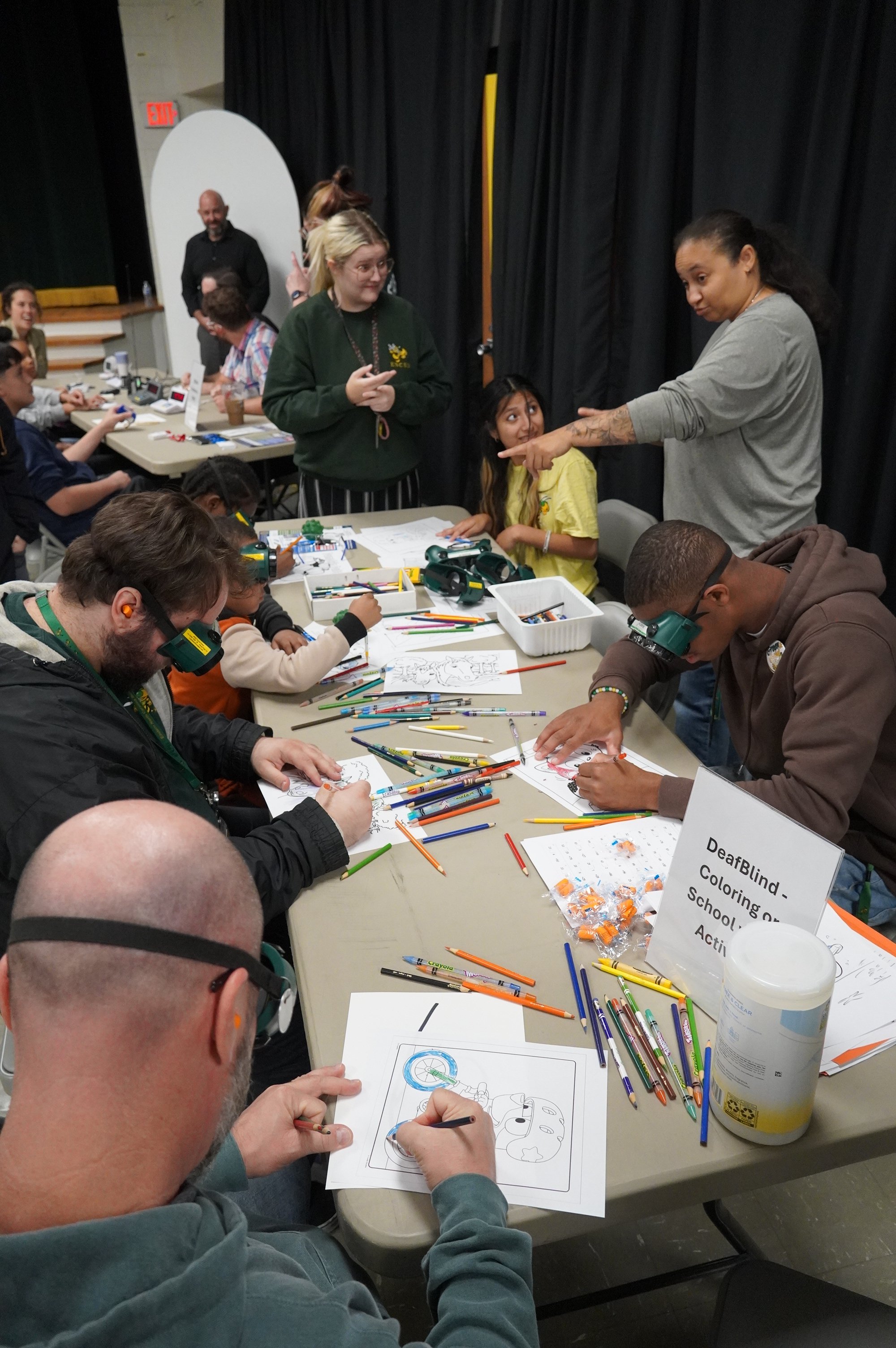deaf/blind activities