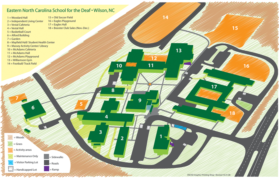 ENCSD campus map