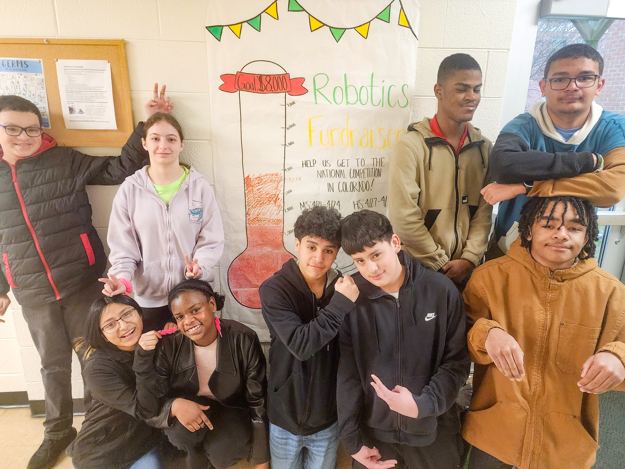 Robotics Team almost half way to their fundraising goal